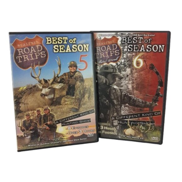 Lot of 2 Hunting DVDs Realtree Road Trips Best of Season 5 & 6 - Picture 4 of 4